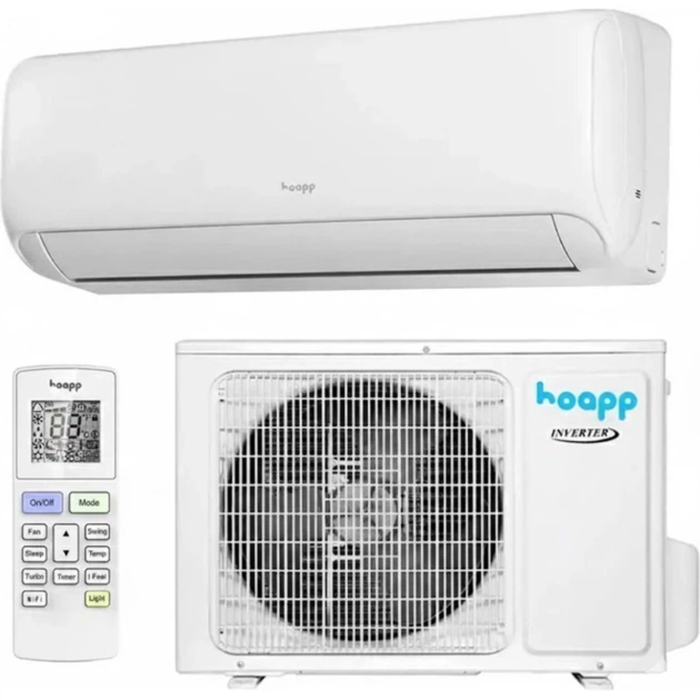 Кондиционер сплит HOAPP Luna HSK-LB55VAW, R32  indoor/Luna HMK-LB55VA, R32 outdoor